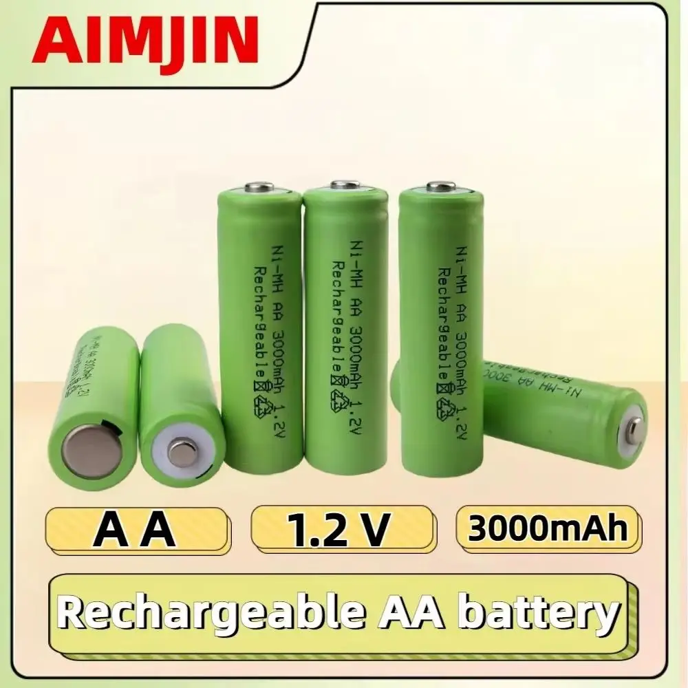

AA 1.2V Original battery Ni-MH 3000mAh Specialized batteries for electronic products For Toys Camera Microphone