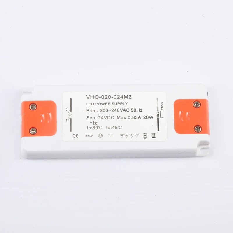 12V 24V dc Slim LED Power Supply 6W 12W 15W 20W 30W 40W 50W 60W AC100V-240V Constant Voltage Strip Light Transformer