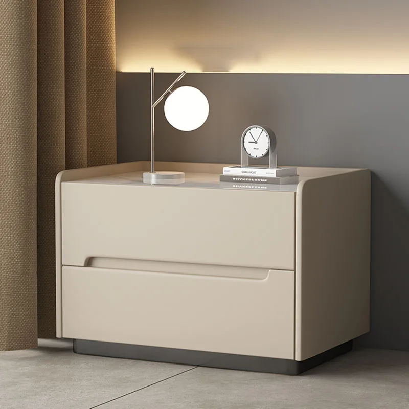 Nordic Storage Minimalist Nightstands White Unique Luxury Bedside Tables Bedroom Modern Table Chevet Chambre Dollhouse Furniture