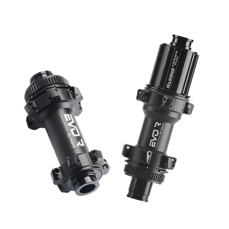 HASSNS EVOR Road Bike Hub Disc Brake Freehub Thru Cube 24 Holes Hub Bicycle Bushings Rear Cube Cycling Freehub 11 Speed