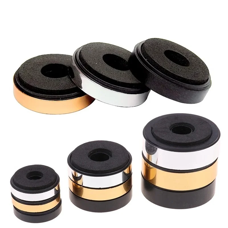 4pcs Speaker Shockproof Stand Feets Audio Active Speakers Plastic Repair Parts DIY For Home Theater Sound System Holder Bracket