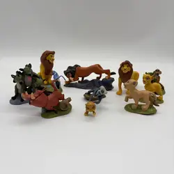 9pcs/set Anime the Lion King Animal PVC Action Figure Collectible Model Toys for Children