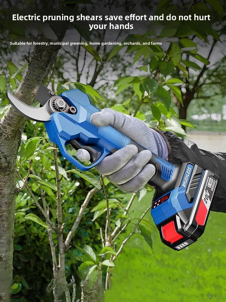 Cordless Electric Branch Cutter, Heavy Duty Tree Pruner for Garden