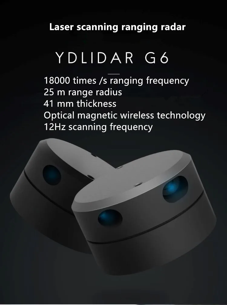 360°EAI lidar ranging sensor module G6 projection interactive positioning navigation obstacle avoidance 25 meters 18K Premium