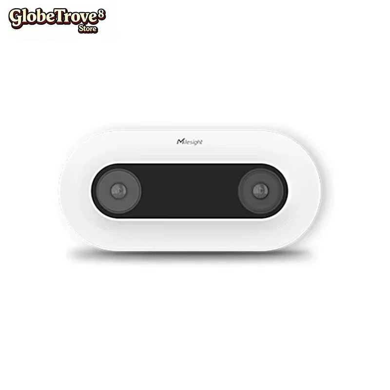 Milesight VS125 AI Stereo Vision People Counter 99.8% Accuracy IP40 GDPR Retail Mall Subway Office Bank Store
