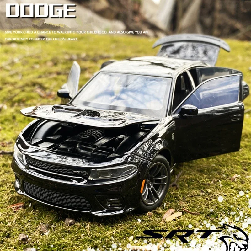 

1:32 DODGE Charger SRT Hellcat Alloy Sport Car Model Diecasts & Toy Muscle Vehicle Car Model Simulation Collection Kids Toy Gift