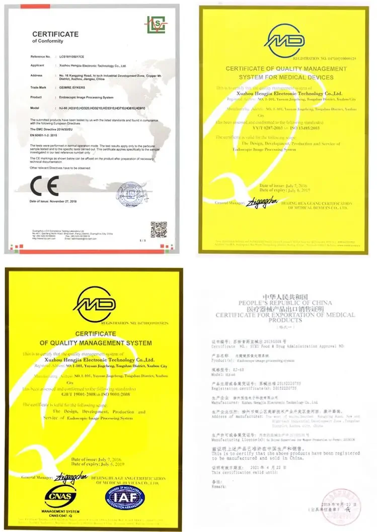 Video laringoscopio portatile con schermo da 3,5 pollici