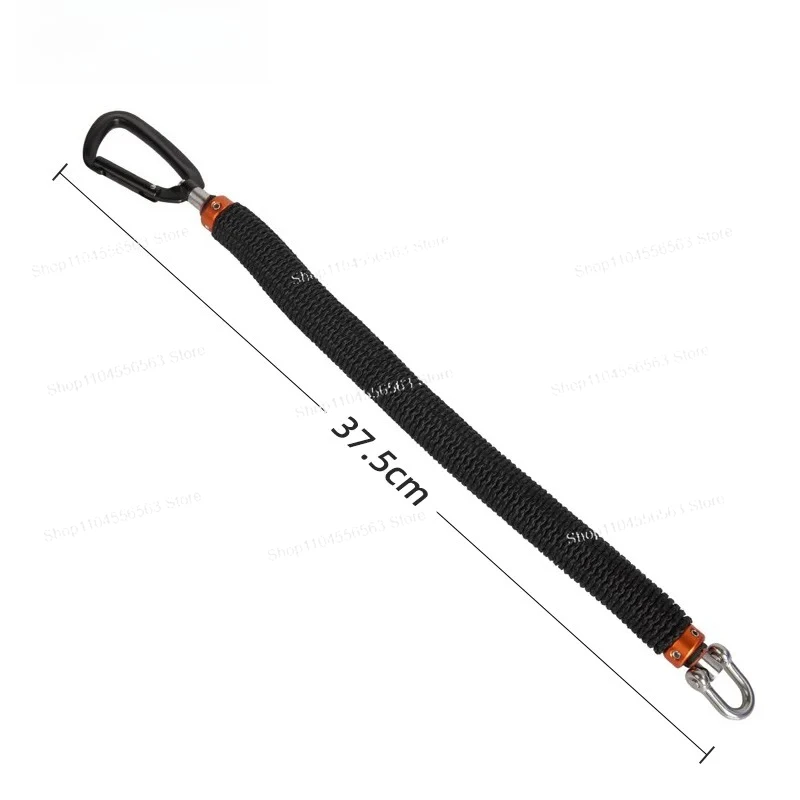 Running Rope Knee type Auxiliary Ascender Pedal with Firefighting Exploration Cave Climbing Auxiliary Walking Rope