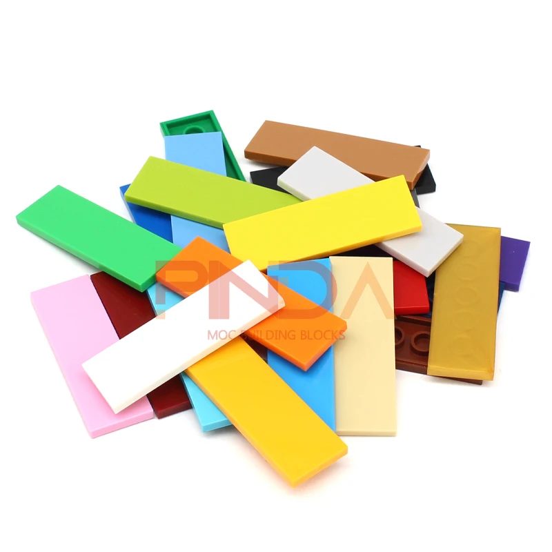 2x6 Dots Creative Size MOC Building Blocks Smooth Thin Flat Tile Figure Educational Bricks Compatible 69729 Toys for Kid - Image 5