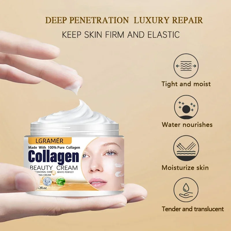 Anti Wrinkle Cream Eye Cream Face Moisturizer Anti Aging Face Lifting Nourishing Repair Collagen Boost Cream Korean Essence