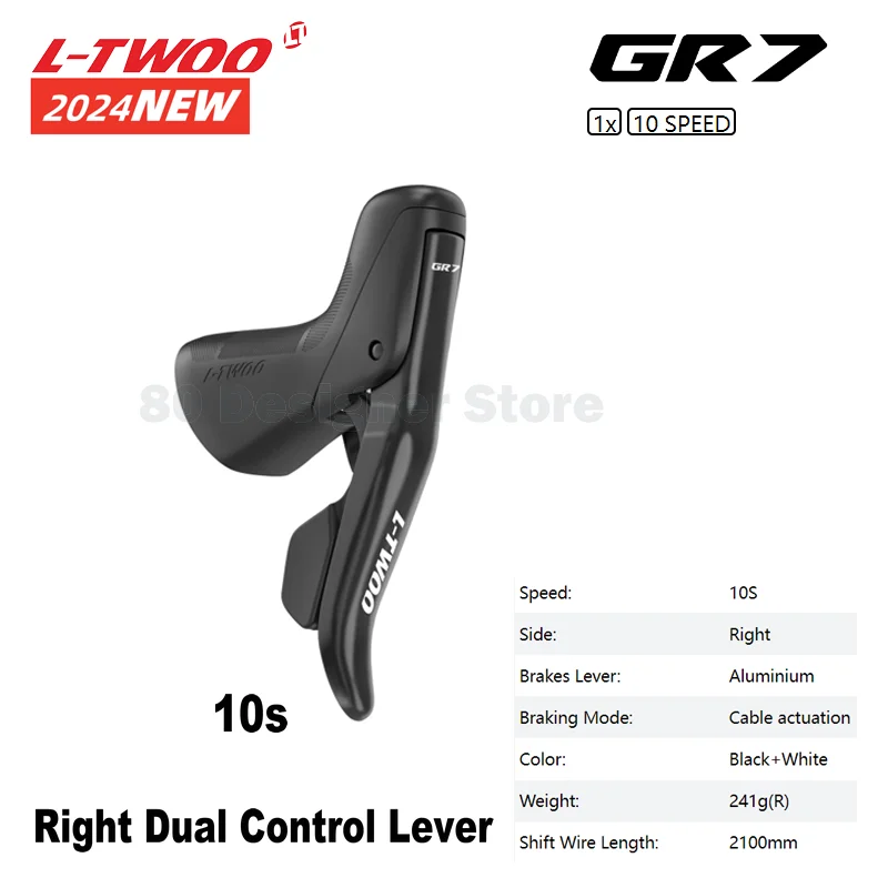 LTWOO GR7 10s Road 1x10 Speed Groupset 10v R/L Shifters GR7 2024 Rear Derailleur Gravel-bikes Compatible With Shimano 4700 4600