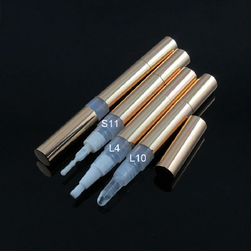 3ml gold cosmetic pen lip gloss balm mascara eyelash growing liquid/spot/whelk removal art nail tooth whitening  booster