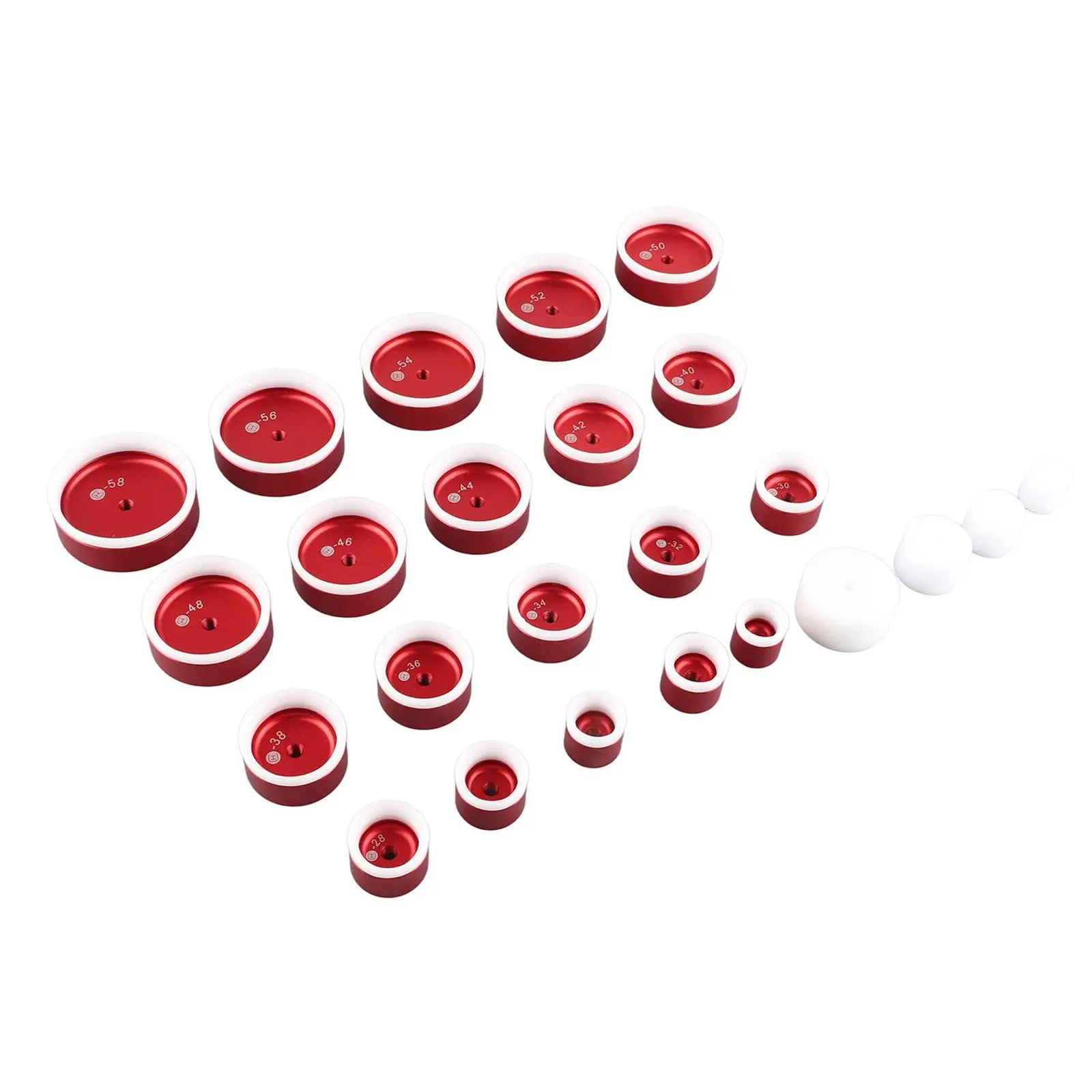 24x Watch Press Dies Watch Press Tool Accessories Capping Machine Dies Set