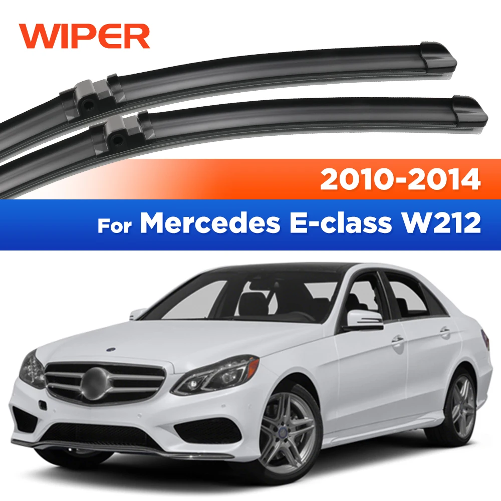 Para Mercedes Benz Clase E W212 2010 - 2014 limpiaparabrisas LHD limpiaparabrisas delantero parabrisas ventana cepillo de lluvia 24 "+ 24"