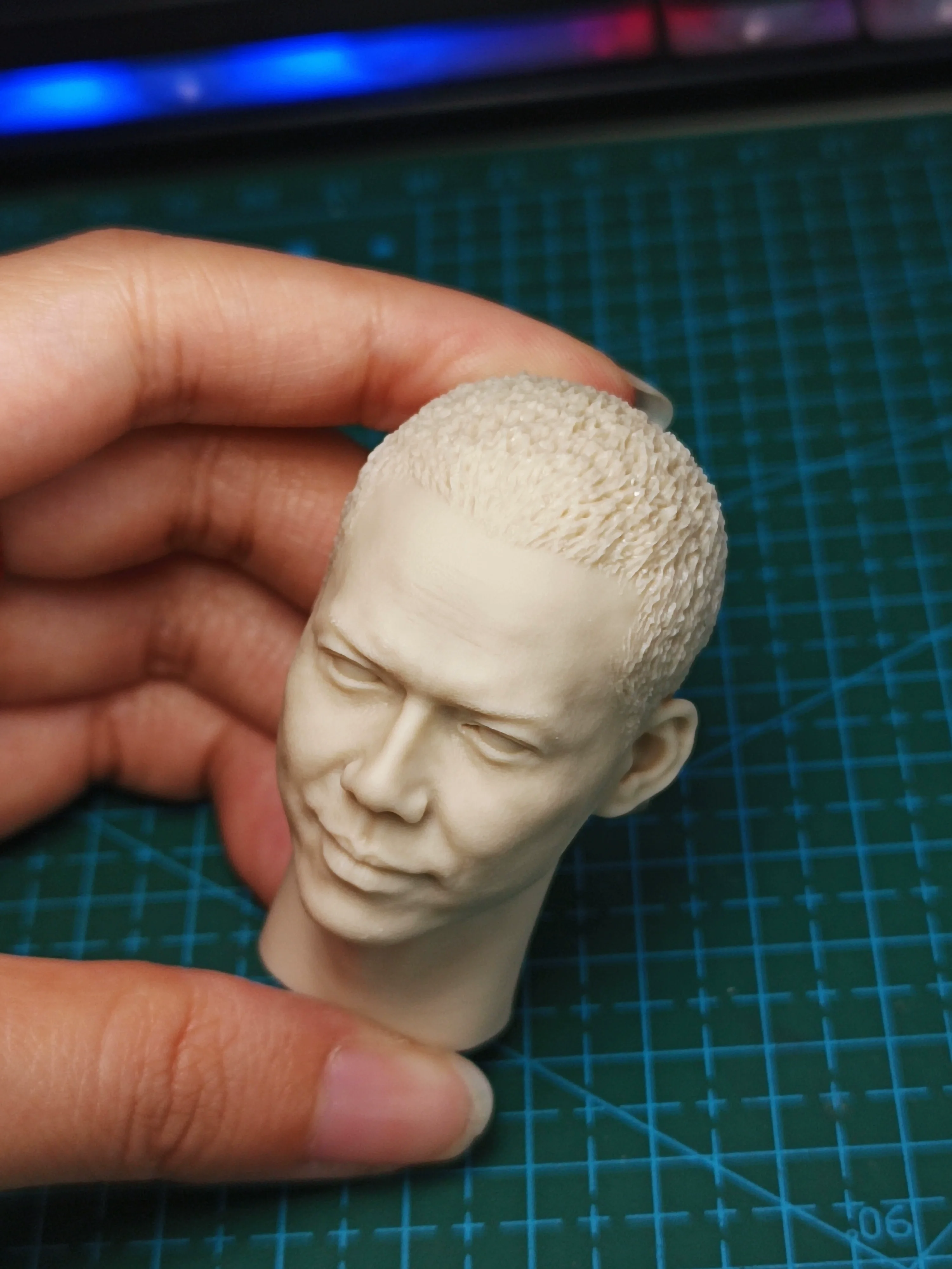 Michael Tse Unpanited Male Head Carving Movie Actor PVC Long Neck Soldier Asia Singer  Model 1/6 Scale Action Figure Body Toys