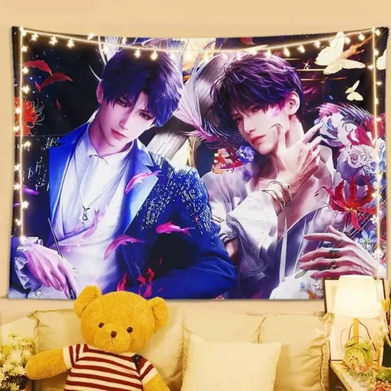 

Love and Deepspace Rafayel Косплей Valance Dossal мультфильм аниме гобелен фон подвесная ткань настенная ткань гобелены Рождественский подарок