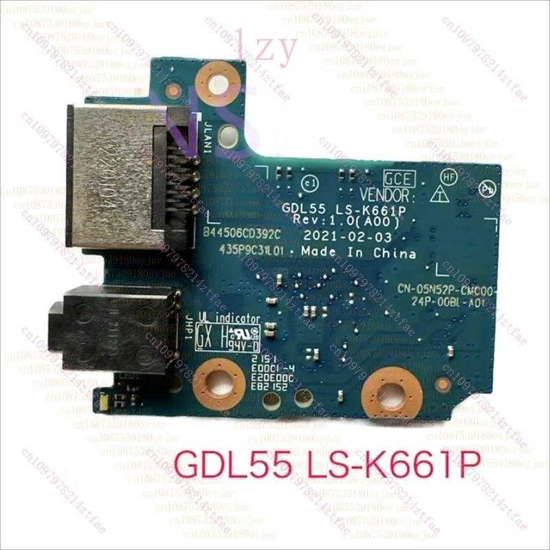 

99% новый оригинал для Dell G15 5510 5511, аудиоплата GDL55 LS-K661P 05N52P, 100% TESED OK