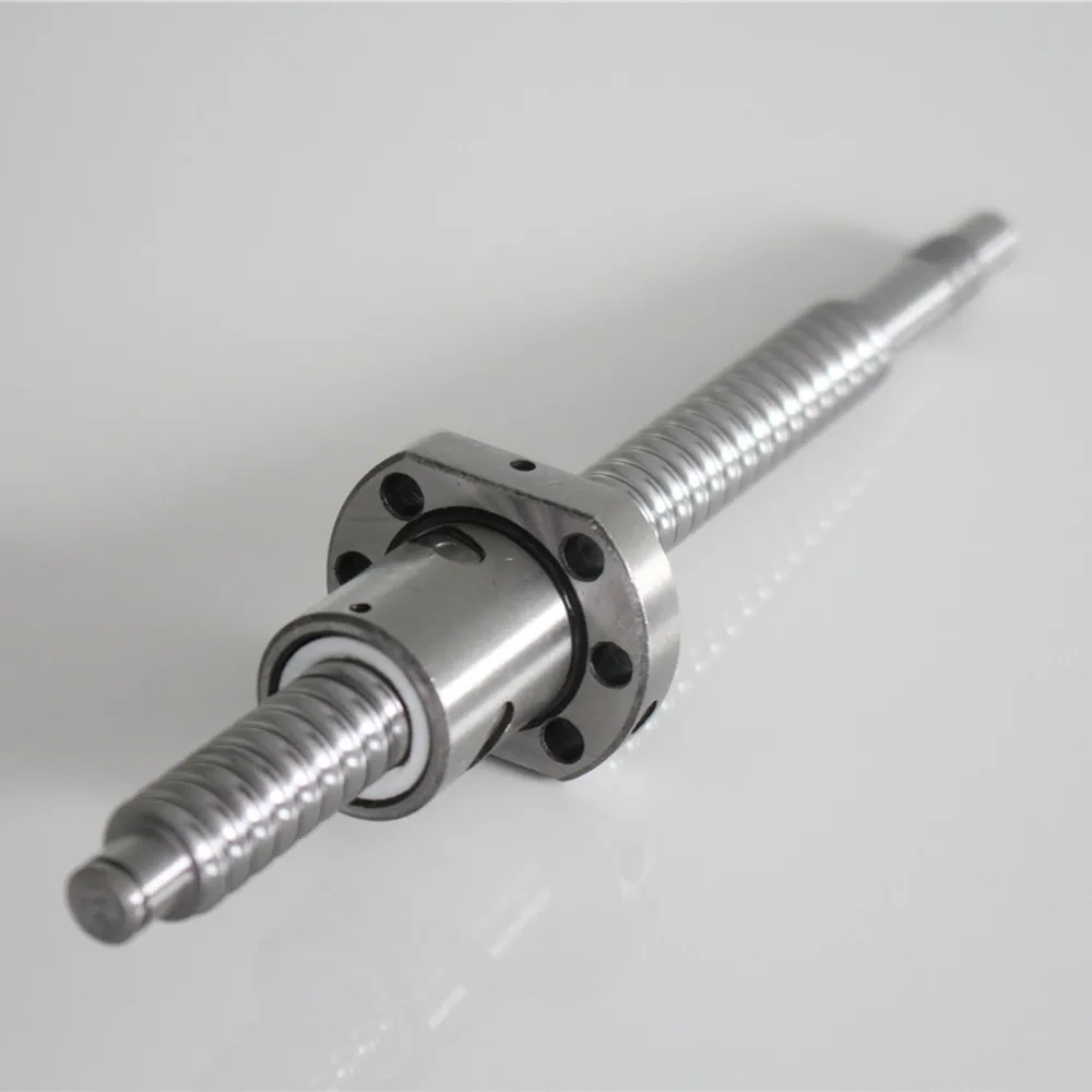 Imagem -02 - Ballscrew Sfu1605 250 mm 300 350 400 450 500 600 650 700 900 1000 1200 1500 Bola de Balnut Parafuso rm 1605 End Usinado Cnc