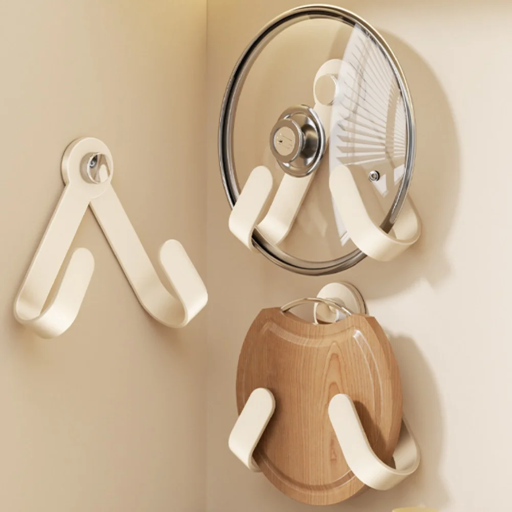 Kitchen Wall Mounted Suction Cup Organizer for Lids and Cutting For Boards Built with Carbon Steel for Consistent Performance