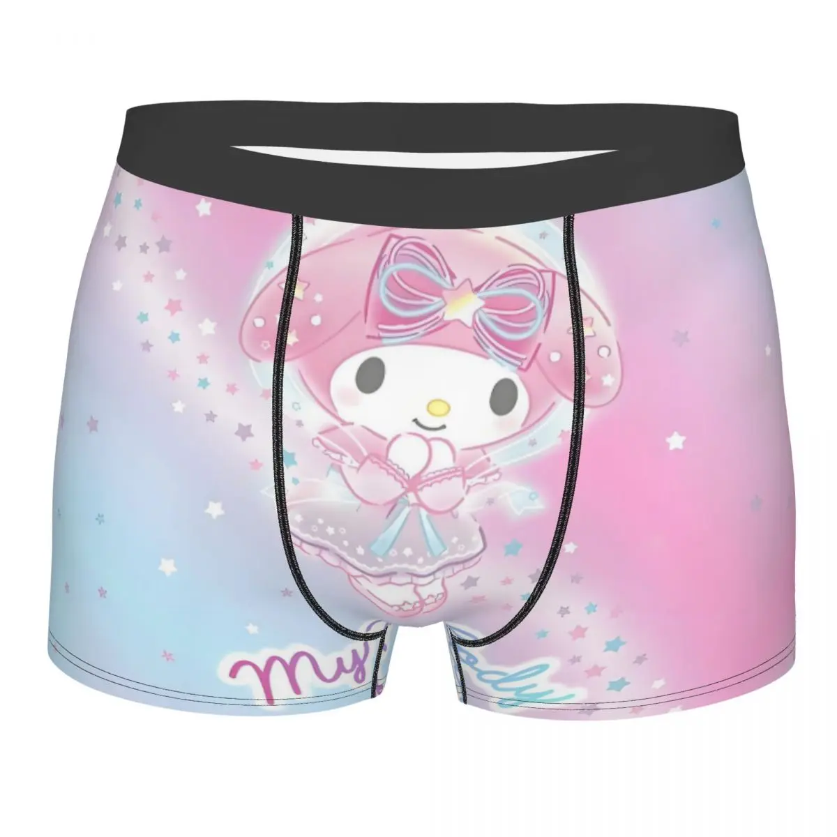 

Нижнее белье из мультфильма «Мелодия» на заказ, мужские эластичные модные трусы-боксеры из фильма, шорты, мягкие трусы для Homme