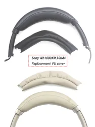 Sony WH-1000XM3 XM4 sem fio Headphone substituição Headband PU couro Repair Kits