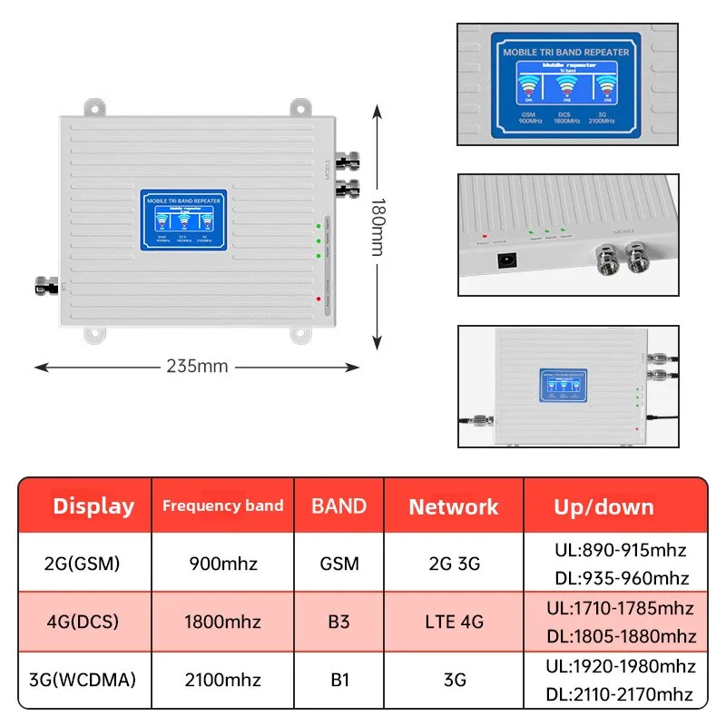 5G Cellular Signal Booster Mobile Signal Amplifier Repeater for Home Mountain Areas Indoor Use
