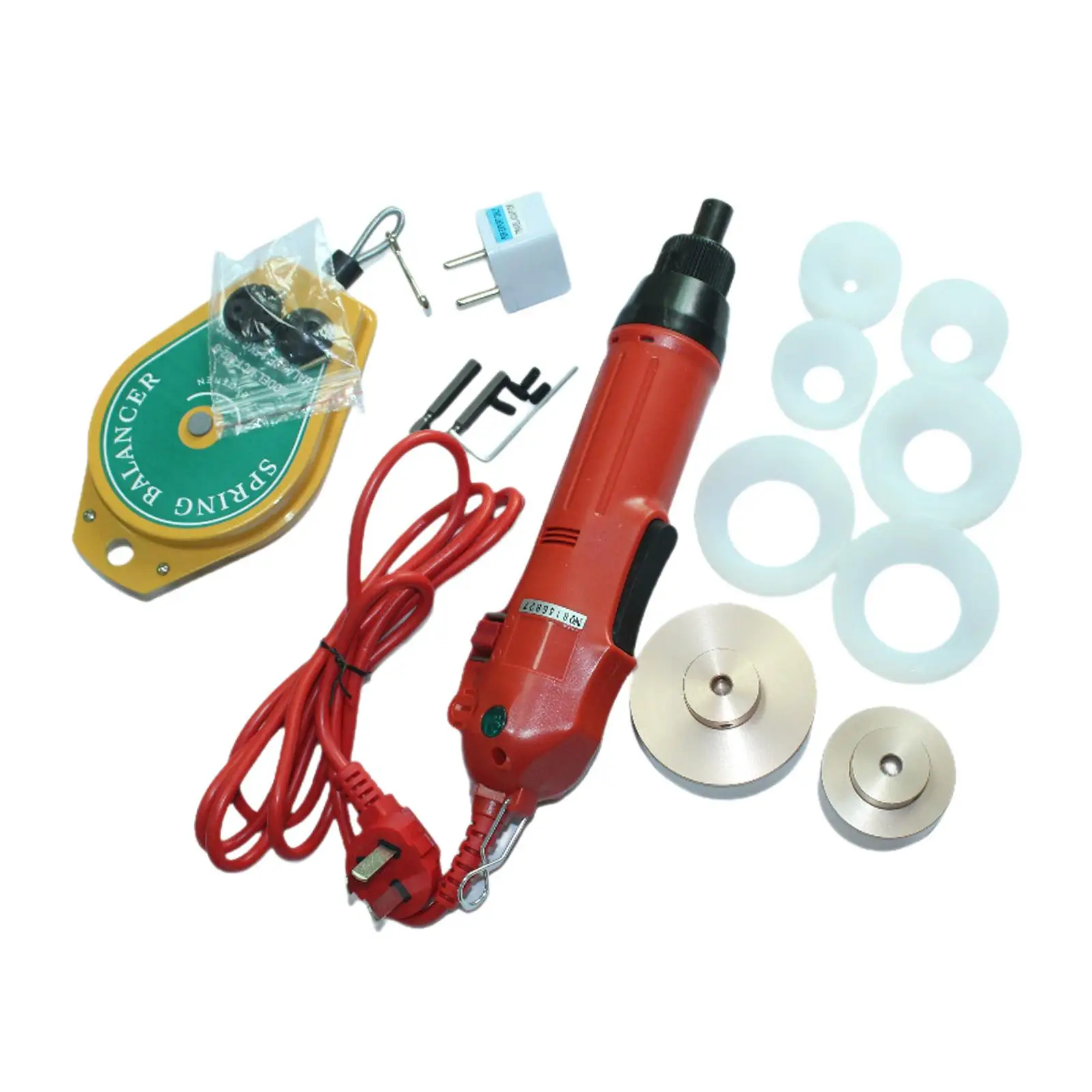 Electric Bottle Capping Machine Handheld Bottle Cap Sealer Lid Tightener Bottle Capper Sealing Machine for 10-50mm Round Caps