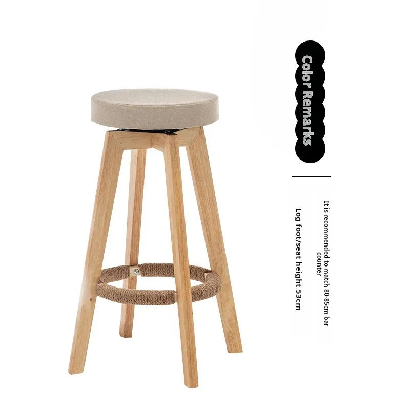 #Cheap Flatpack Leather Furniture Modern Wooden Swivel Dining Kitchen Island Cafe Counter Stool