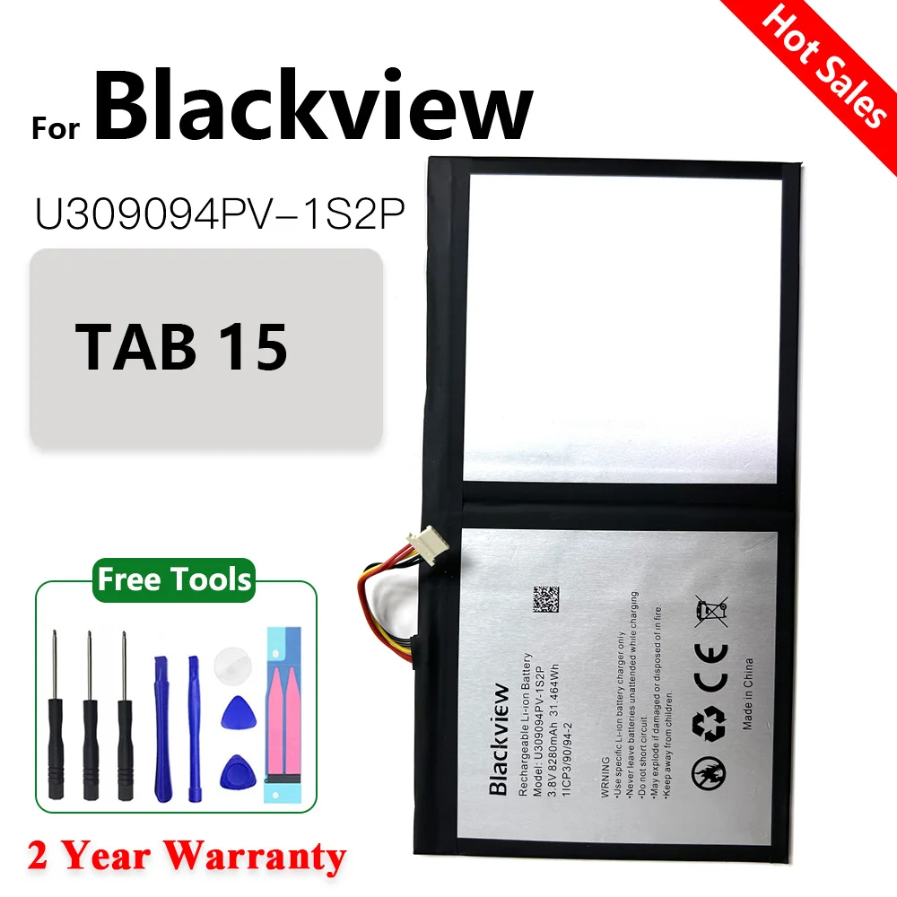 

100% New Original Brand new 8280mAh Li3098176JJY TAB 15 Battery For Blackview TAB15 TAB 15 PAD Batteries With Gifts