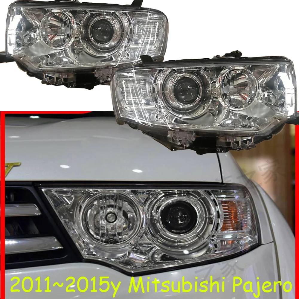 

1 шт. автомобильный бампер, фары для Mitsubishi Pajero, спортивные фары 2011 ~ 2015y, аксессуары, фары для Mitsubishi Pajero, противотуманные аксессуары