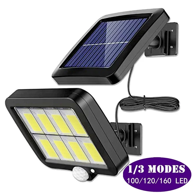 

Outdoor Solar Lights Motion Sensor Security Lights Waterproof Solar Wall Lamp for Courtyard Garage120 LED IP65 Waterproof