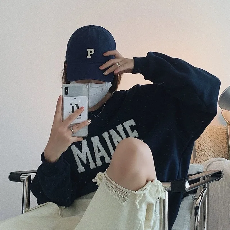 الأزياء P إلكتروني قبعات البيسبول الذكور حجم كبير 60 سنتيمتر 63 سنتيمتر Snapback القبعات الإناث Ins المد لينة أعلى كبير محيط الرأس قبعة الشمس