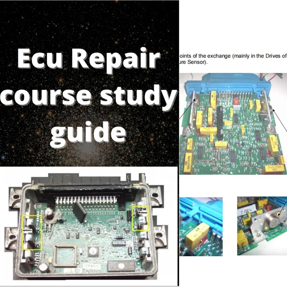 แพ็ค 5 ECU REPAIR คู่มือซ่อมโมดูลฉีดใน Workshop DIESEL ELECTRONICS คู่มือการศึกษารถบรรทุกเครื่องมือวินิจฉัย