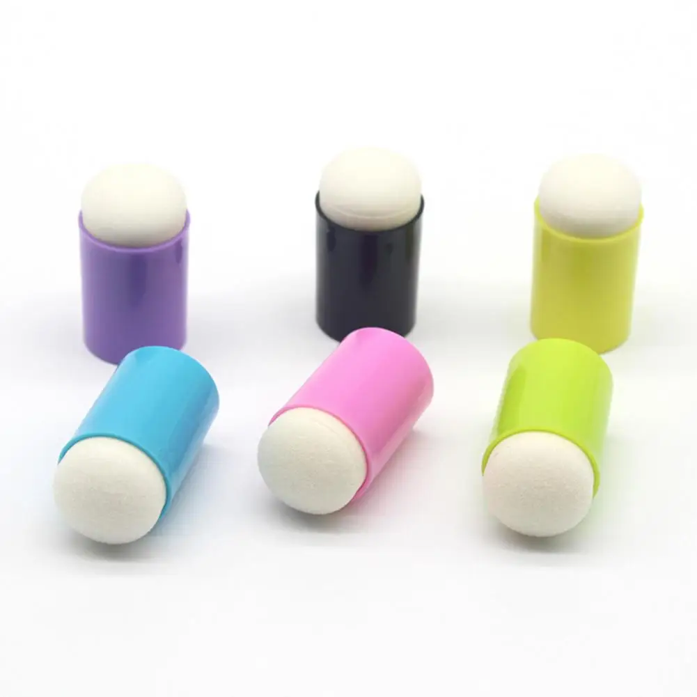 Painting Finger Applicators Finger Painting Sponges Set of 10 Sponge Daubers for Painting Drawing Card Making Art Ink Tool Kit