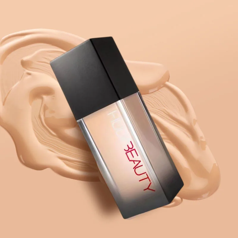 Nackte makellose flüssige Foundation matte Concealer pflegende lang anhaltende Huda Gesichts Make-up verdeckte Poren atmungsaktive Kosmetik