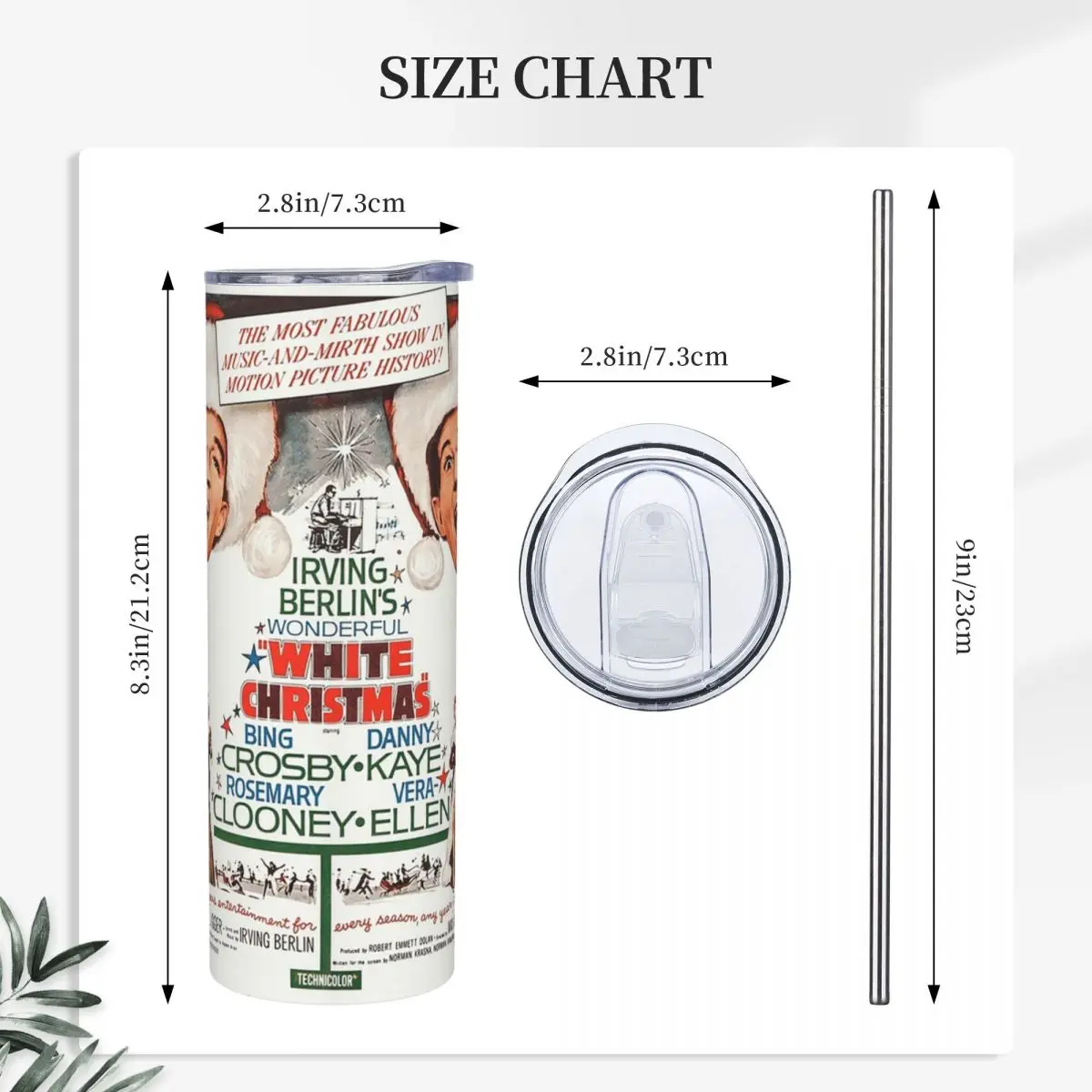 White Christmas - Bing Crosby, - Tumbler 20Oz White recensione e prezzo
