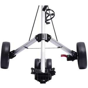 عربة جولف خفيفة الوزن قابلة للطي مع فرامل قدم ، عربة سحب دفع 3 عجلات ، سبائك ألومنيوم محمولة أفضل 10 مبيعات لعربات الجولف المستعملة - رقم 10