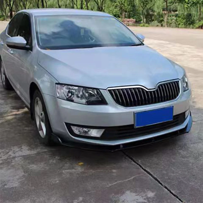 For Skoda Octavia A7 2013 2014 2015 2016 2017 2019 Car Front Bumper Splitter Lip Spoiler Diffuser Protector Guard Body Kit