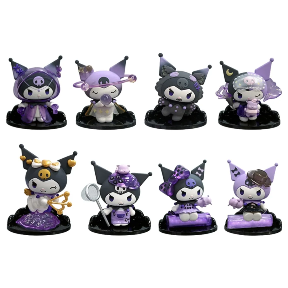 

Kuromi Blind Box Toys Cute Figurines Trendy Collectibles Character Hand Models Sweet Desktop Decorations Car Ornaments As Gifts