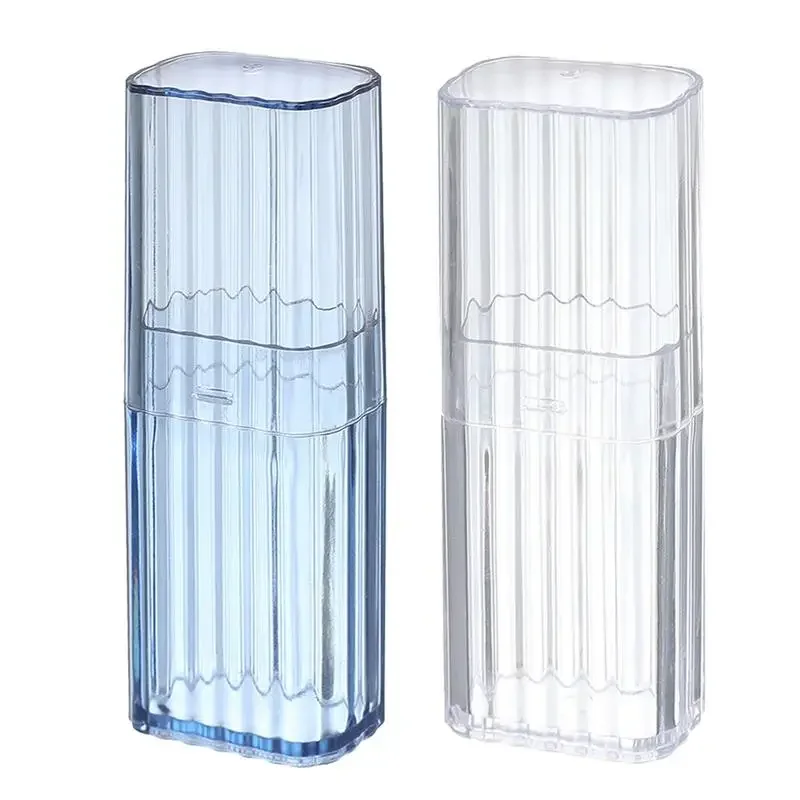 

Household Storage Supplies Cotton Swab Storage Box Portable Travel Toothpick Band-aid Box Small Object Transparent Storage Box