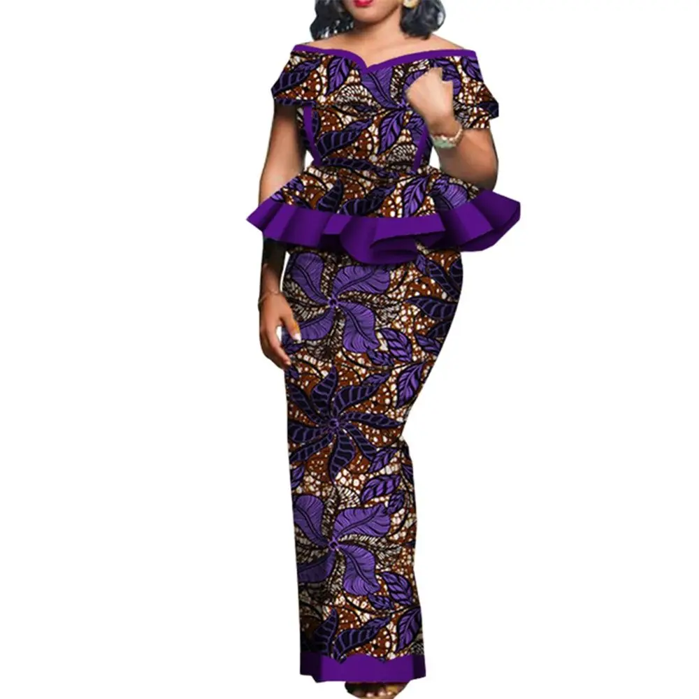 SALE!!! Party African Dress Women Skirt Sets Traditional 2 Pieces Suits Custom Made Dashiki Tops and Skirts Plus Size Clothing