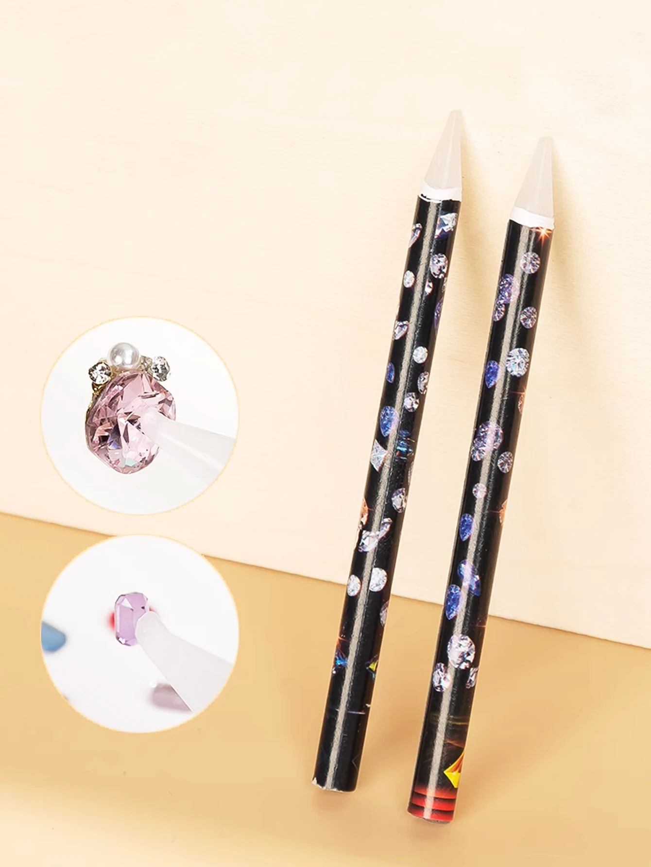 Nail Art Diamond Picking Crayon Small Diamond Jewelry Special Suction Setting Pen With Adhesive Tool Durable And Strong Adhesion image 2