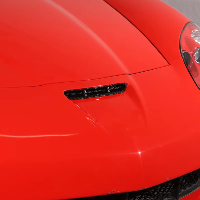 

For Chevrolet Corvette C6 ABS Carbon Fiber Car Engine Cover Air Intake Frame Trim Sticker Car Accessories 2005-2013