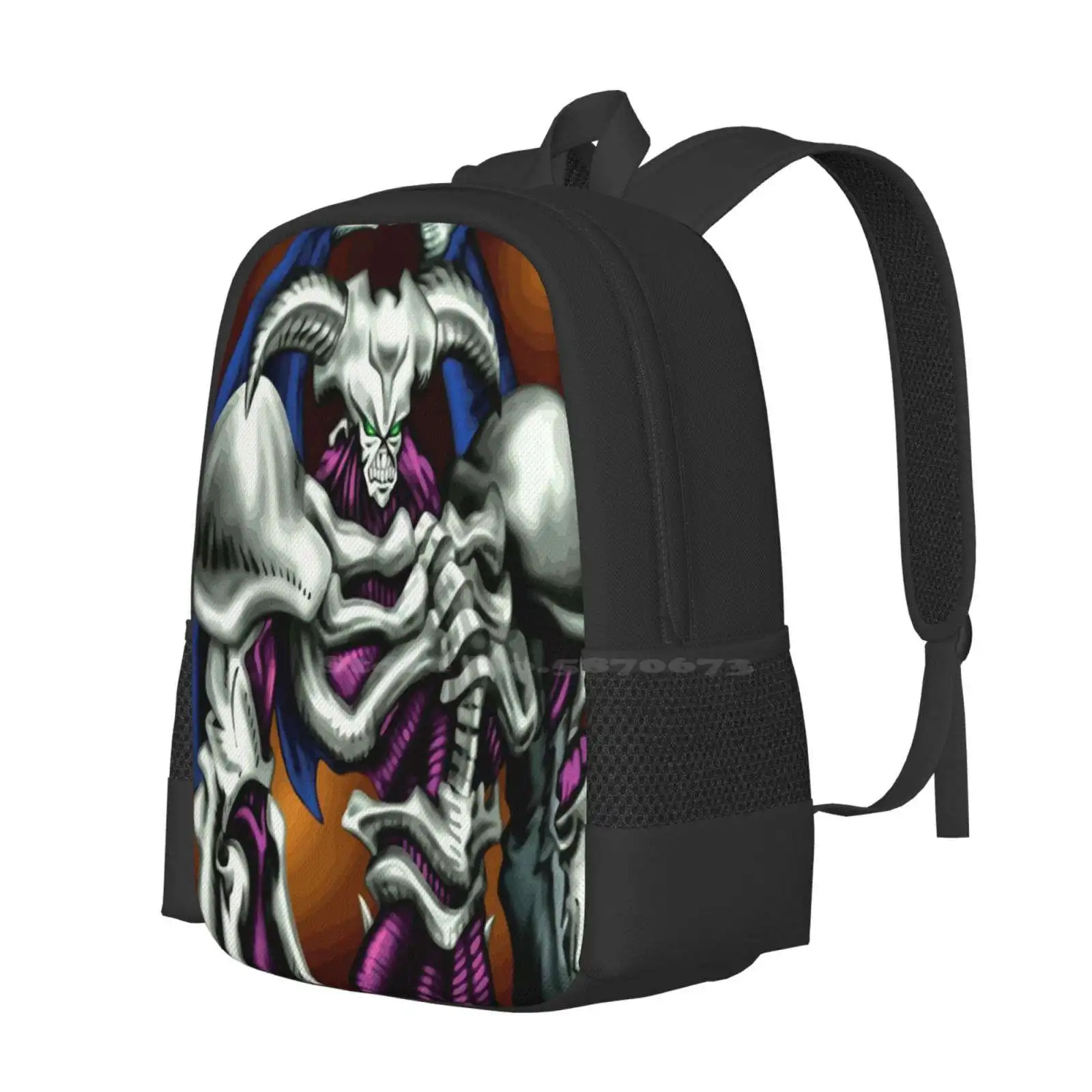 Summoned Skull Hot Sale Schoolbag Backpack Fashion Bags Yu Gi Oh Yugioh Blue Eyes Exodia Summoned Skull Grandpa White Dragon