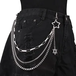 Punk Cheap Keys Chain For Pants Women Men Cross Keychain Clip on Chains Pants Belts Jeans Rock Hip Hop jewelry
