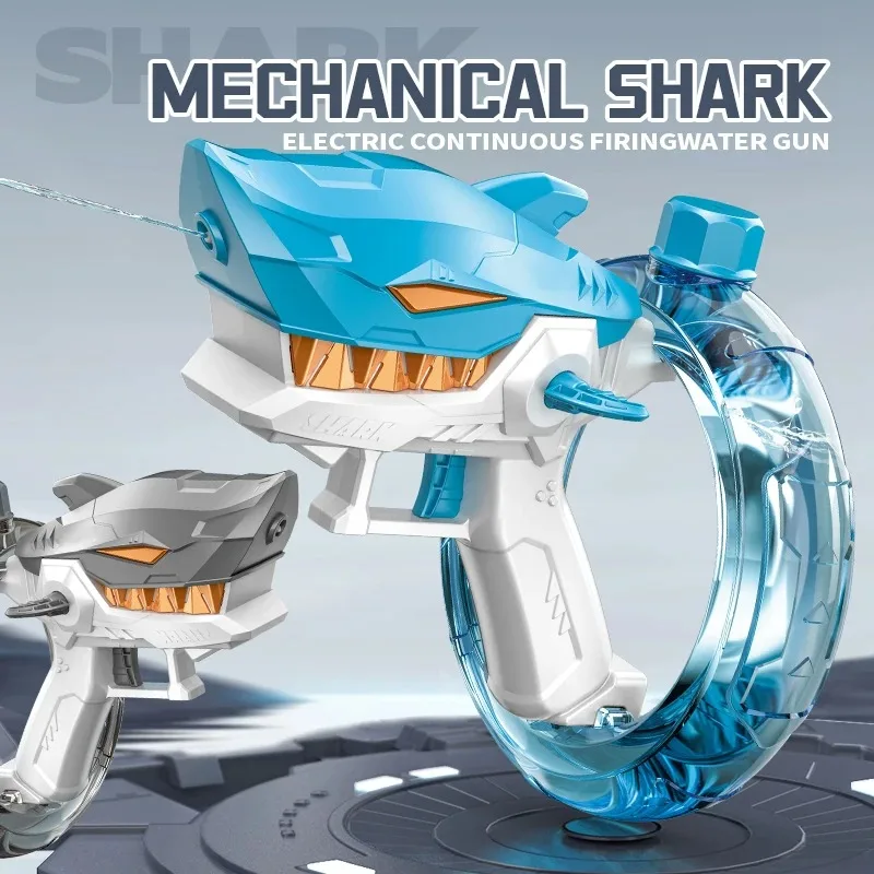 

Electric high-pressure mechanical shark water gun: a children's toy for enjoying outdoor water fun time