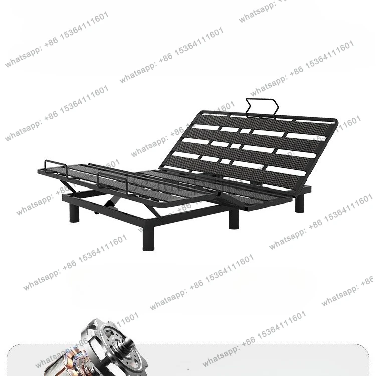 Multi Functional Electric Intelligent Bed Without Headboard Adjustable Suspension Small Apartment Without Backrest Internet