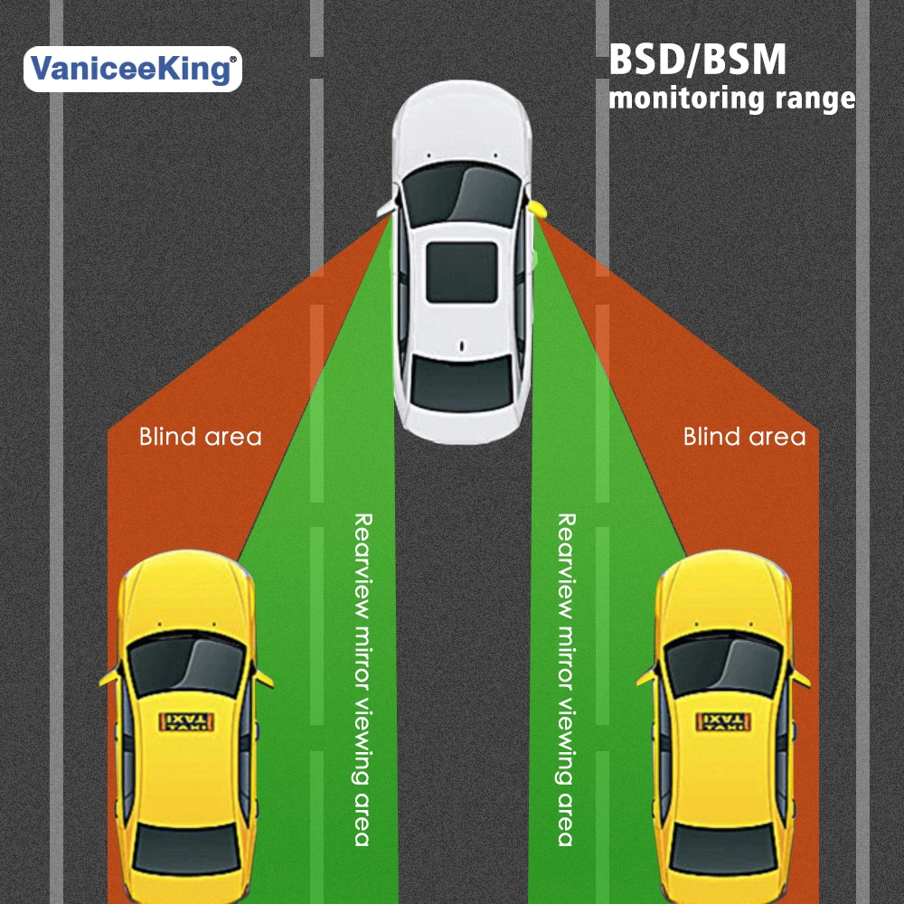 차량 BSD 사각지대 감지 시스템 BSM BSA 사각지 - Blind Spot Detection System 24Ghz Radar 리뷰 및 가격