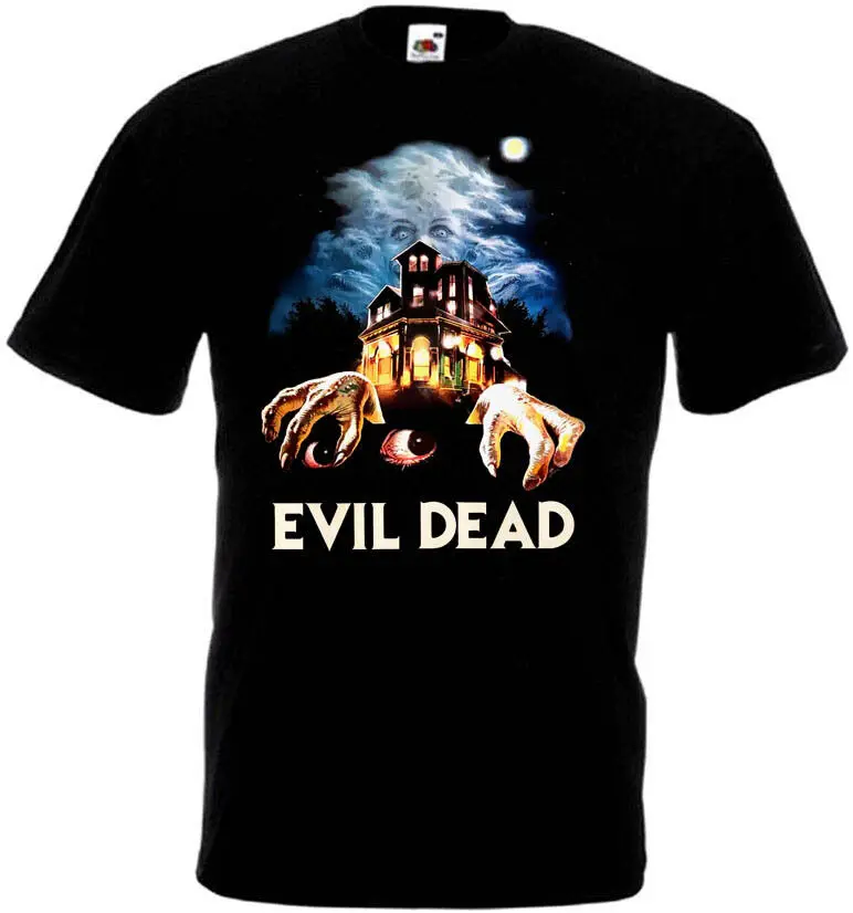 Evil Dead v 5 T shirt black movie poster horror all sizes S 5XL