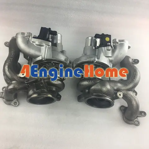 Twin Turbochargers RHF5 Bi-Turbo 297712 297711 Turbo for Maserati Q4 V6 3.0L 4WD/2WD Engine M157, 321.MA1T14 Engine Spare Parts